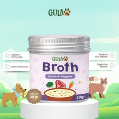 GULAPAWS Kaldu Anjing Kucing Lamb and Veggies 50gr Dog Food Dry Tidak ada merek 