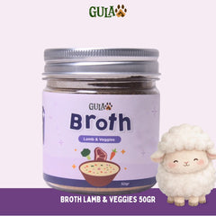 GULAPAWS Kaldu Anjing Kucing Lamb and Veggies 50gr Dog Food Dry Tidak ada merek 