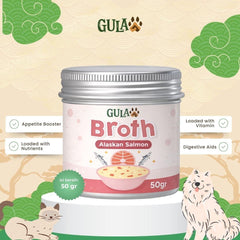 GULAPAWS Kaldu Anjing Kucing Salmon Extract Broth Powder 50gr no type Tidak ada merek 