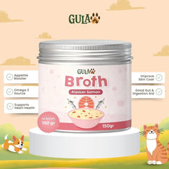 GULAPAWS Kaldu Anjing Salmon Extract Broth Powder 150gr Pet Vitamin & Supplement Gulapaws 