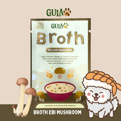 GULAPAWS Kaldu Ebi Mushroom Extract Broth Travel Pack 5gr Dog Snack Gulapaws 