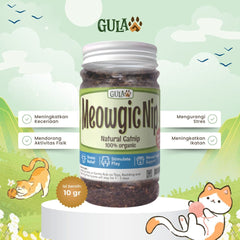 GULAPAWS Mainan Kucing Meowgicnip Dry Catnip 10g no type Tidak ada merek 