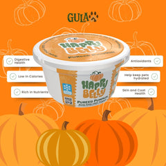 GULAPAWS Makanan Anjing Kucing Happy Belly Pumpkin Puree 200gr no type Tidak ada merek 