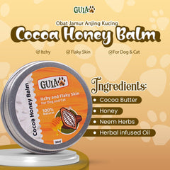 GULAPAWS Obat Jamur Anjing Kucing Cocoa Honey Balm 30ml Grooming Medicated Care Pet Republic Indonesia 