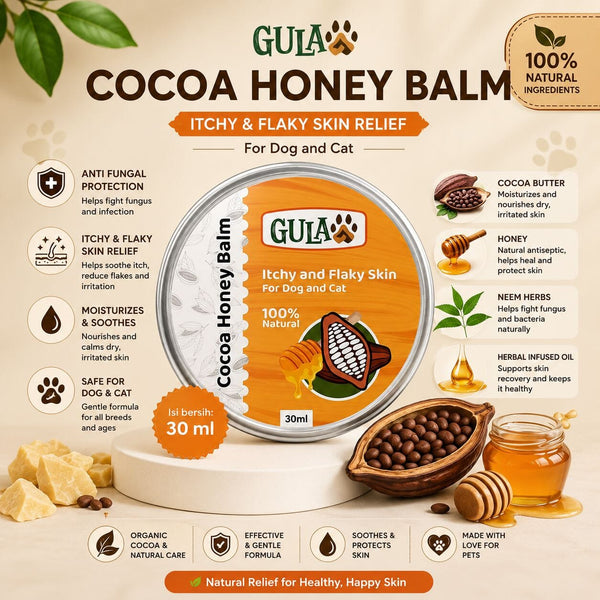 GULAPAWS Obat Jamur Anjing Kucing Cocoa Honey Balm 30ml no type Tidak ada merek 