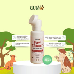 GULAPAWS Pembersih Kaki Anjing Kucing Paw Cleaner 100ml Grooming Pet Care Gulapaws 