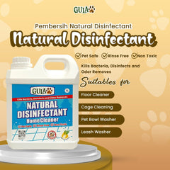 GULAPAWS Pembersih Natural Disinfectant Home Cleaner 1L Dog Sanitation Pet Republic Indonesia 