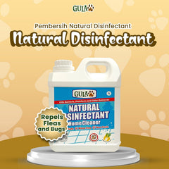 GULAPAWS Pembersih Natural Disinfectant Home Cleaner 1L no type Tidak ada merek 