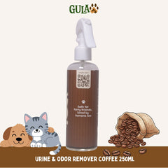 GULAPAWS Penghilang Bau Urine and Odor Remover Coffee 250ml Dog Sanitation Tidak ada merek 