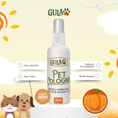 GULAPAWS Pet Cologne Anjing Kucing Cucurbita Pepo 20ml Grooming Pet Care Gulapaws 