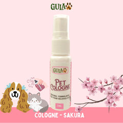 GULAPAWS Pet Cologne Anjing Kucing Sakura 20ml Grooming Pet Care Gulapaws 