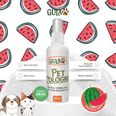 GULAPAWS Pet Cologne Anjing Kucing Tropical Pepo 20ml Grooming Pet Care Gulapaws 