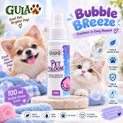 GULAPAWS Pet Cologne Bubble Breeze 100ml Grooming Pet Care Tidak ada merek 