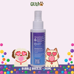 GULAPAWS Pet Cologne Bubble Breeze 100ml Grooming Pet Care Tidak ada merek 