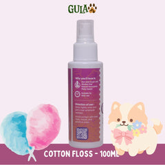 GULAPAWS Pet Cologne Cotton Floss 100ml Grooming Pet Care Tidak ada merek 