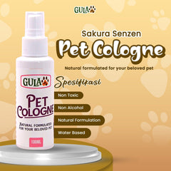 GULAPAWS Pet Cologne Sakura Senzen 100ml Grooming Pet Care Gulapaws 
