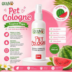 GULAPAWS Pet Cologne Tropical Pepo 100ml no type Tidak ada merek 