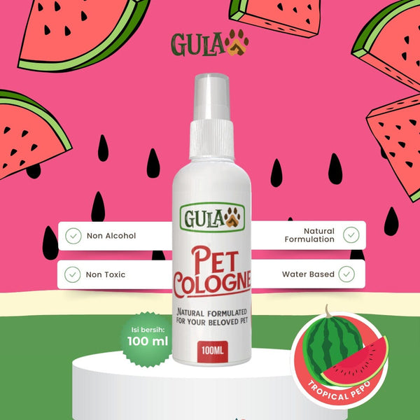 GULAPAWS Pet Cologne Tropical Pepo 100ml no type Tidak ada merek 