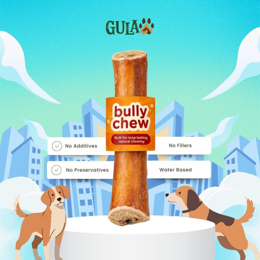 GULAPAWS Snack Anjing Bully Chew no type Tidak ada merek 