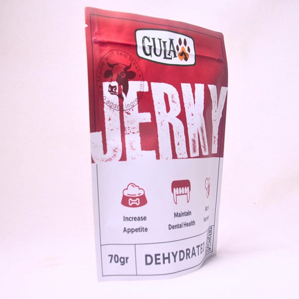 GULAPAWS Snack Anjing Dehydrated Beef Jerky 70gr no type NoBrand 