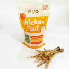 GULAPAWS Snack Anjing Dehydrated Chicken Feet 5pcs no type Tidak ada merek 
