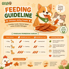 GULAPAWS Snack Anjing Dehydrated Chicken Jerky 50gr no type Tidak ada merek 