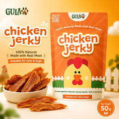 GULAPAWS Snack Anjing Dehydrated Chicken Jerky 50gr no type Tidak ada merek 
