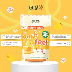 GULAPAWS Snack Anjing Dehydrated Duck Feet 5pcs no type Tidak ada merek 