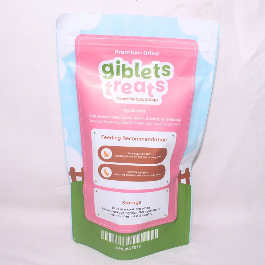 GULAPAWS Snack Anjing Dehydrated Giblets 50gr no type Tidak ada merek 