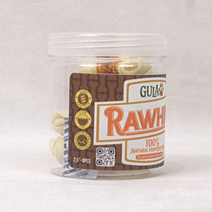 GULAPAWS Snack Anjing Dental Rawhide Mini Knotted Bone Chicken Wrap 8pcs no type Tidak ada merek 