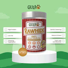 GULAPAWS Snack Anjing Dental Rawhide Twist Mix 50pcs Dog Dental Chew Pet Republic Indonesia 