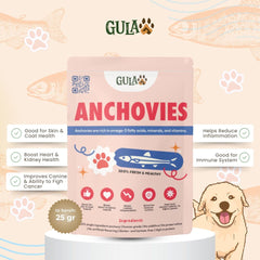 GULAPAWS Snack Anjing Kucing Dried Crunchy Anchovies 25GR no type NoBrand 