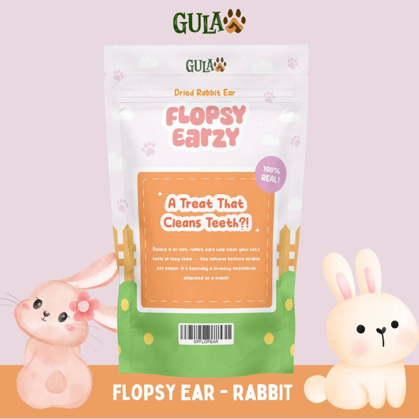 GULAPAWS Snack Anjing Kucing Flopzy Ear 5pcs Dog Snack Tidak ada merek 