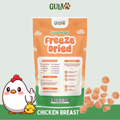 GULAPAWS Snack Anjing Kucing Freeze Dried Chicken Breast 20gr no type NoBrand 