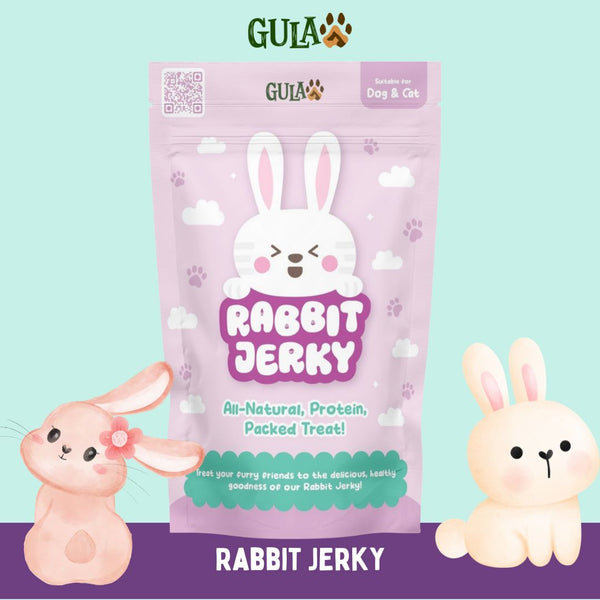GULAPAWS Snack Anjing Kucing Premium Rabbit Jerky 50gr no type Tidak ada merek 