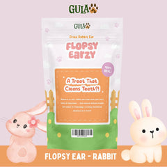 GULAPAWS Snack Anjing Kucing Rabbit Flopzy Ear 5pcs no type Tidak ada merek 