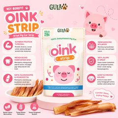 GULAPAWS Snack Anjing Oink Strip 50gr no type NoBrand 