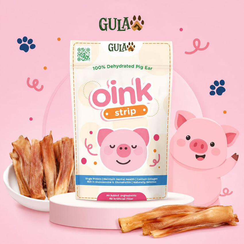GULAPAWS Snack Anjing Oink Strip 50gr no type NoBrand 
