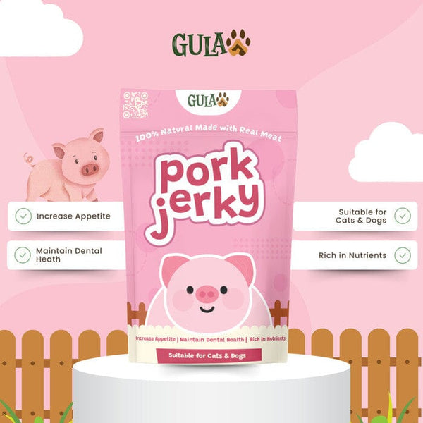 GULAPAWS Snack Anjing Pork Jerky 50gr no type Tidak ada merek 
