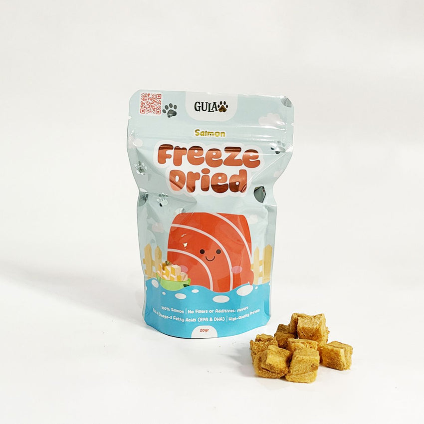 GULAPAWS Snack Kucing Freeze Dried Salmon 20gr no type NoBrand 