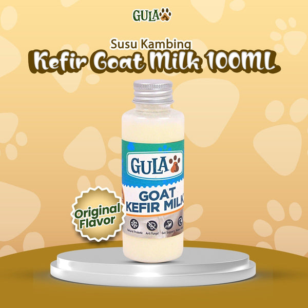 GULAPAWS Susu Kambing Kefir Goat Milk 100ML Frozen Food Pet Republic Indonesia 