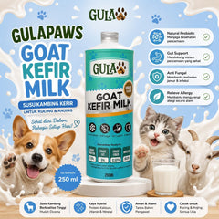 GULAPAWS Susu Kambing Kefir Goat Milk 250ml no type NoBrand 