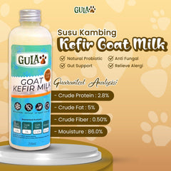 GULAPAWS Susu Kambing Kefir Goat Milk 250ml no type Pet Republic Indonesia 
