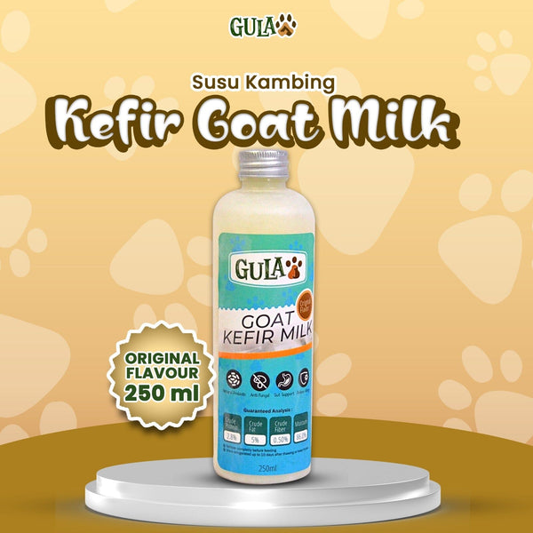 GULAPAWS Susu Kambing Kefir Goat Milk 250ml no type Pet Republic Indonesia 