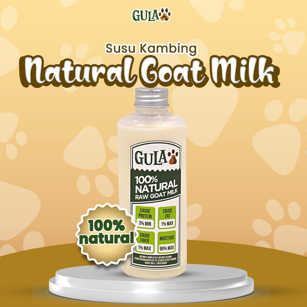 GULAPAWS Susu Kambing Natural Goat Milk 200ml no type Pet Republic Indonesia 