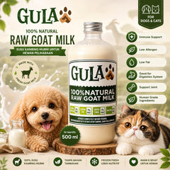 GULAPAWS Susu Kambing Natural Goat Milk 500ml no type NoBrand 
