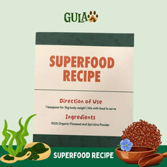 GULAPAWS Vitamin Anjing Kucing Alergi Superfood Travel Pack 5gr Pet Vitamin & Supplement Tidak ada merek 