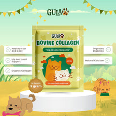 GULAPAWS Vitamin Anjing Kucing Bovine Collagen Travel Pack 5gr Pet Vitamin & Supplement Gulapaws 