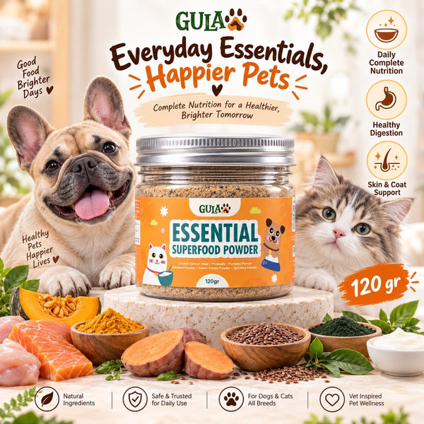 GULAPAWS Vitamin Anjing Kucing Essentials Superfood Mix 120gr Pet Supplement & Vitamin NoBrand 