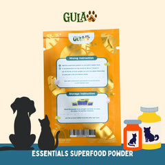 GULAPAWS Vitamin Anjing Kucing Essentials Superfood Mix Travel Pack 5gr Pet Vitamin & Supplement Tidak ada merek 